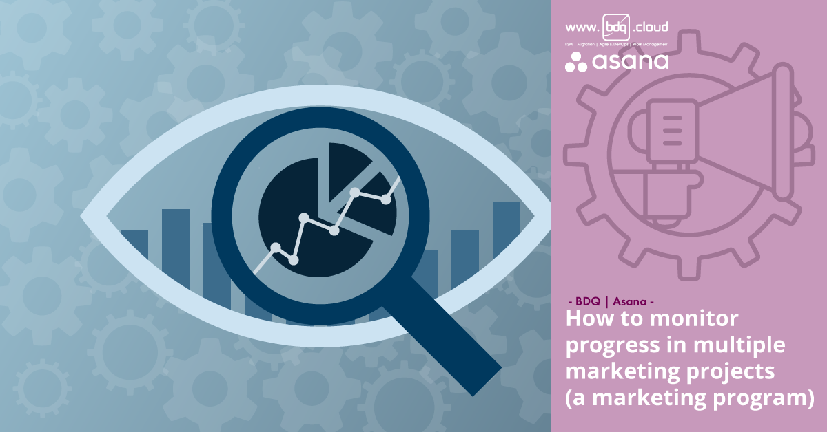 How to monitor progress in multiple marketing projects (a marketing program)